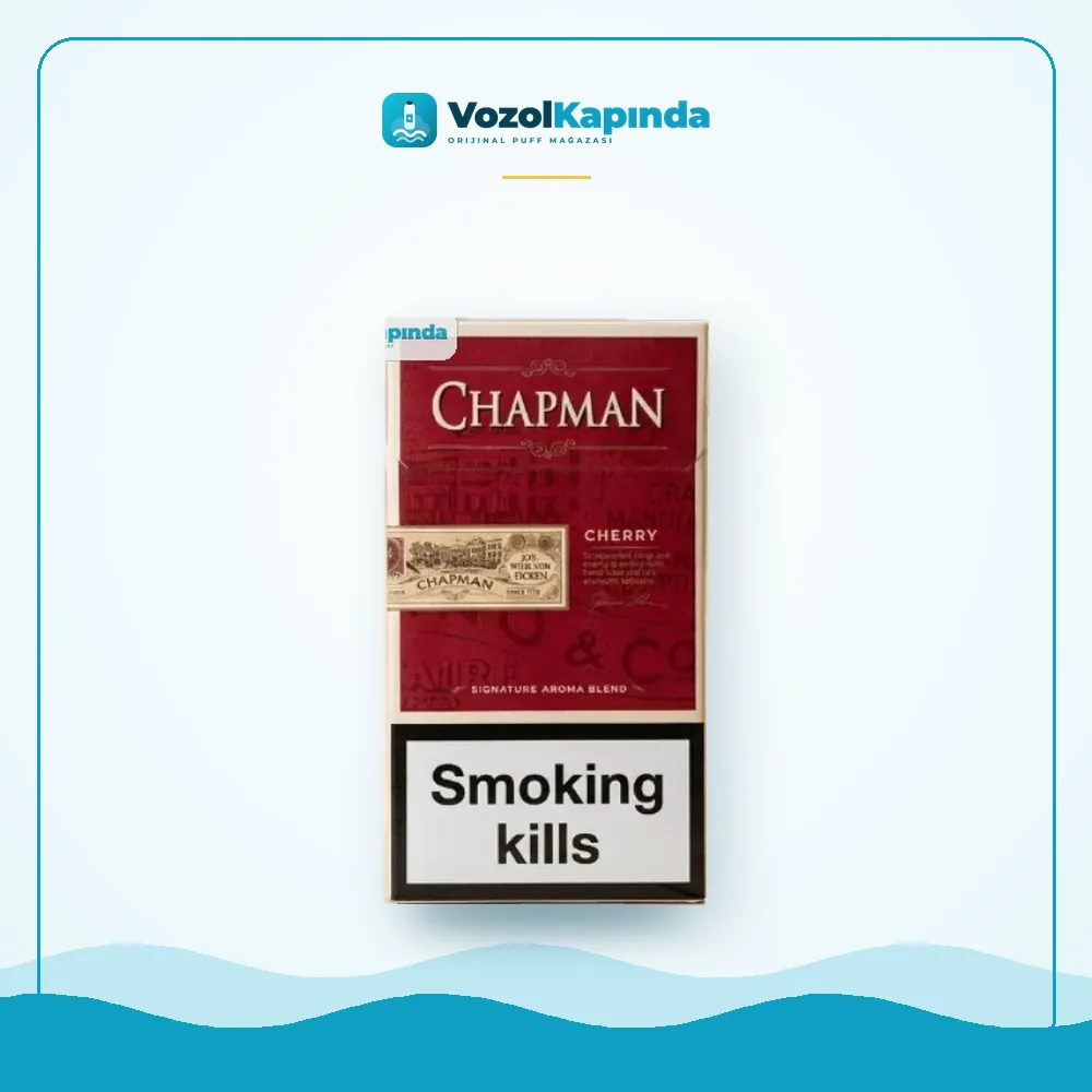Chapman Cherry Superslim Uzun Sigara Vişne Aromalı fiyatı ve siparişi, Vozol Kapında