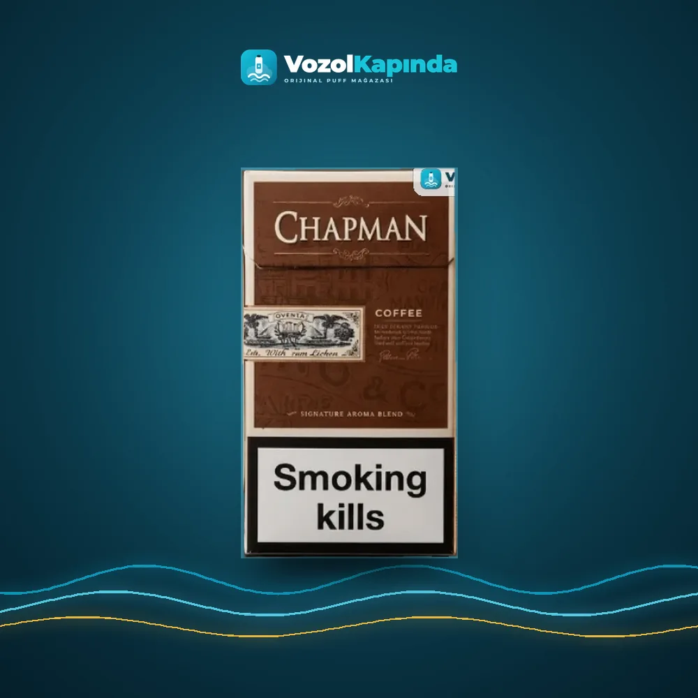 Chapman Coffee Superslim Uzun Sigara Kahve Aromalı Fiyatı Chapman Coffee Superslim Uzun Sigara Kahve Aromalı, Vozol Kapında orijinal sigara