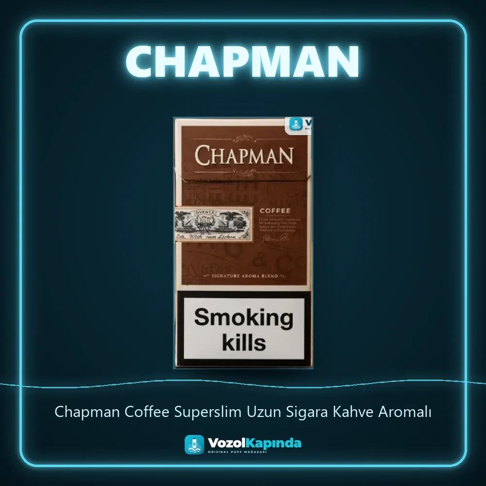 Chapman Coffee Superslim Uzun Sigara Kahve Aromalı Sipariş Bilgileri Chapman Coffee Superslim Uzun Sigara Kahve Aromalı özellikleri: orijinal ürün, kapıda ödeme, gizli paket