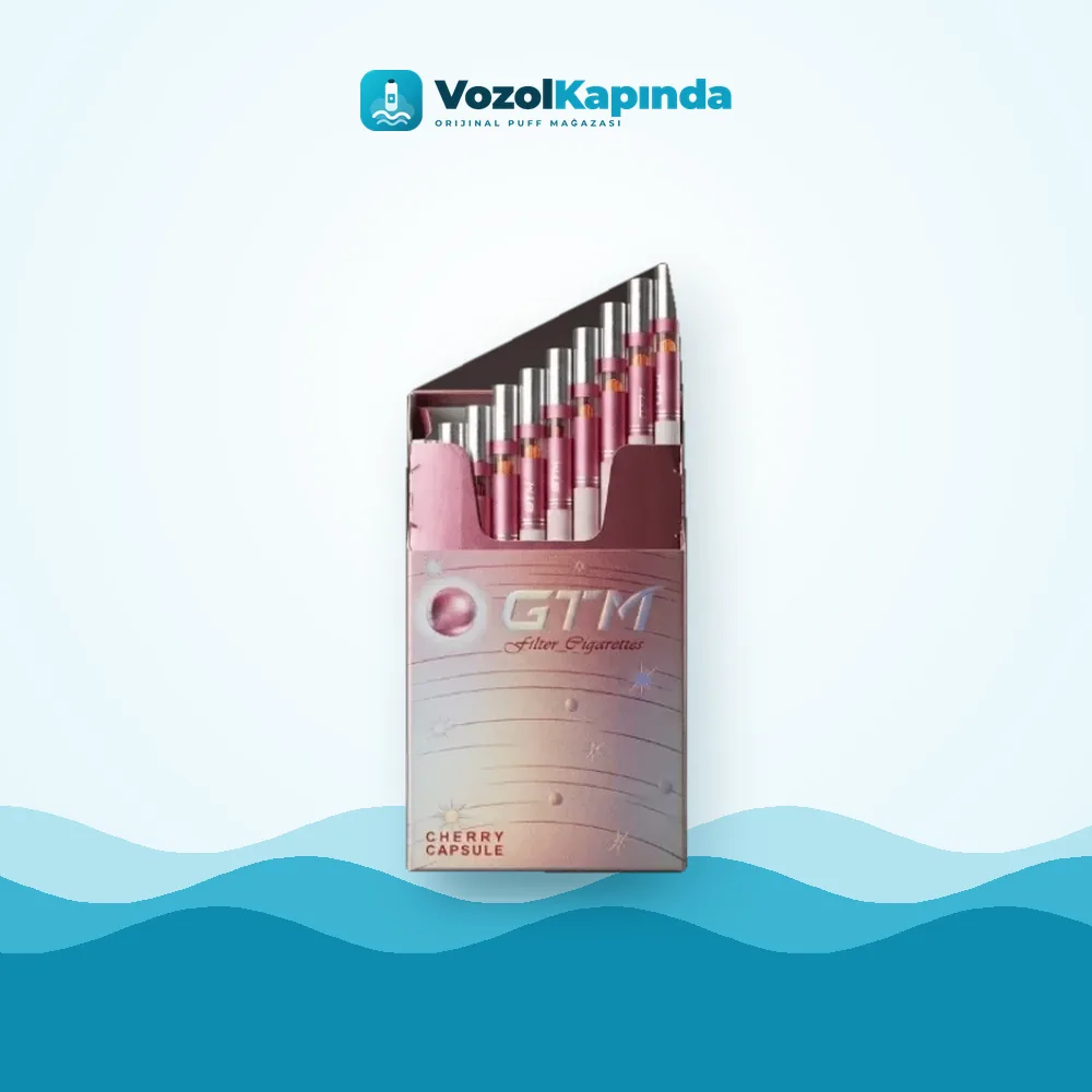 GTM Cherry Capsule Slim Sigara Kiraz Kapsüllü ürün görseli, orijinal sigara