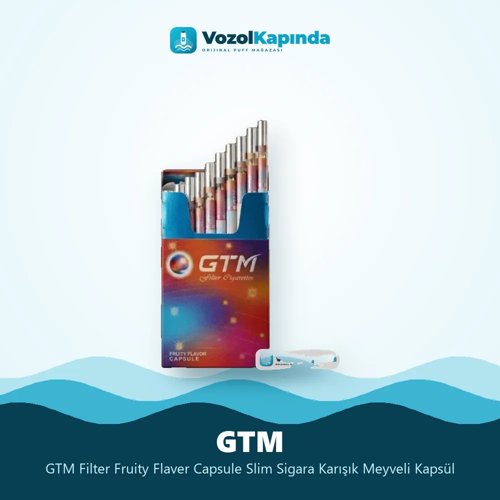 GTM Filter Fruity Flaver Capsule Slim Sigara Karışık Meyveli Kapsül Sipariş Bilgileri GTM Filter Fruity Flaver Capsule Slim Sigara Karışık Meyveli Kapsül özellikleri: orijinal ürün, kapıda ödeme, gizli paket