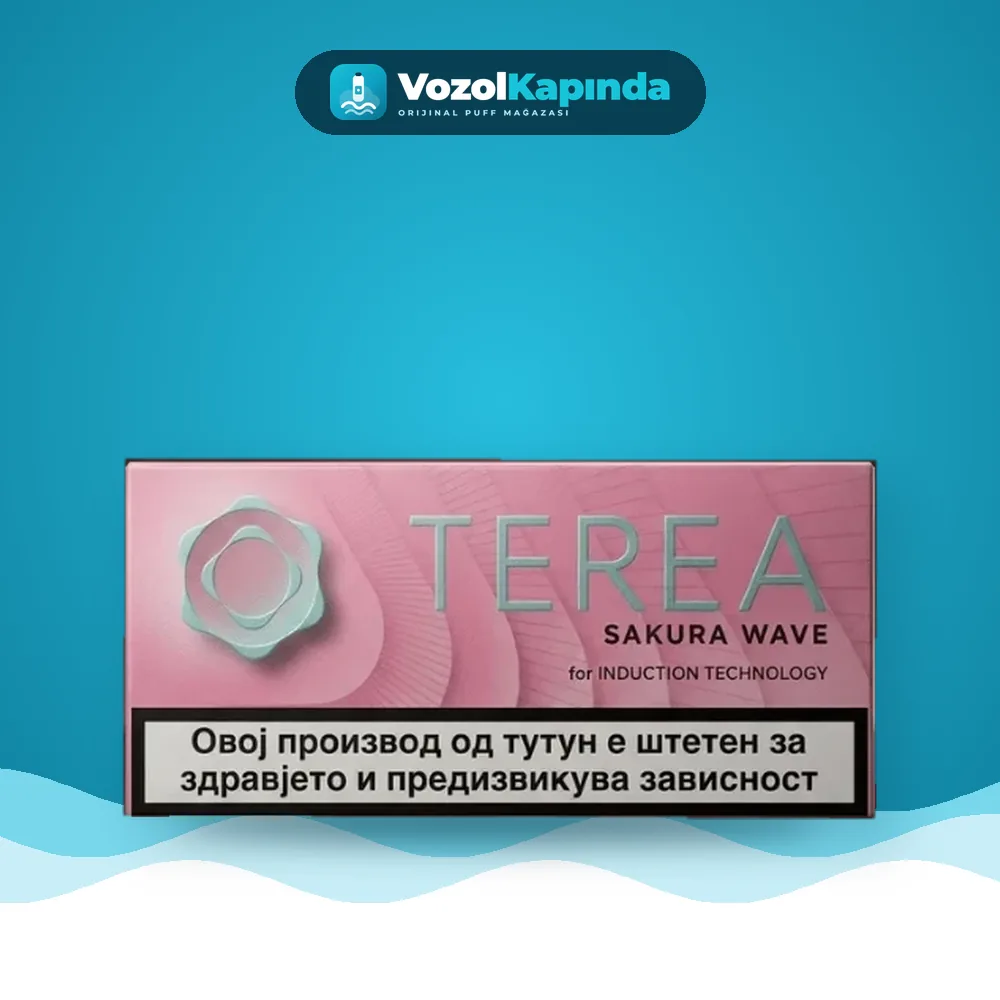 Terea Sakura Wave Kartuş Tütün, Vozol Kapında orijinal tütün kartuşu