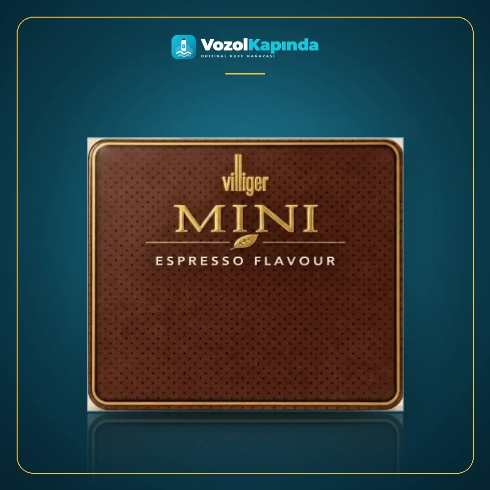 Villiger Mini Espresso Flavour Sigarillo 10’s Orijinal Ambalaj Villiger Mini Espresso Flavour Sigarillo 10’s paket görünümü