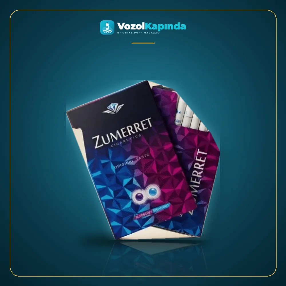 Zumerret Blueberry Spearmint Slim ithal Sigara paket görünümü