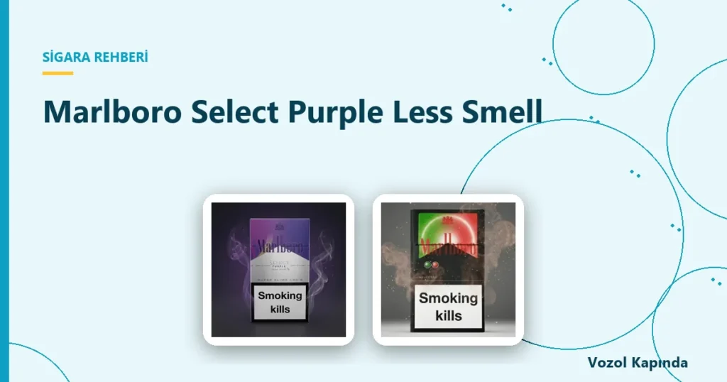 Marlboro Select Purple Less Smell - less smell sigara