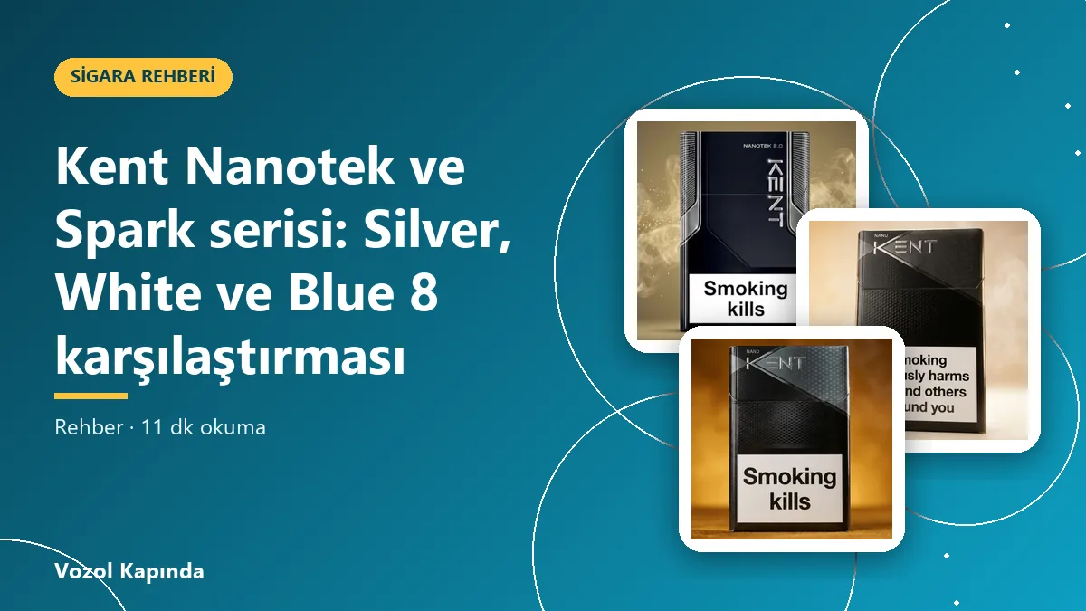 Kent Nanotek ve Spark serisi: Silver, White ve Blue 8 karşılaştırması