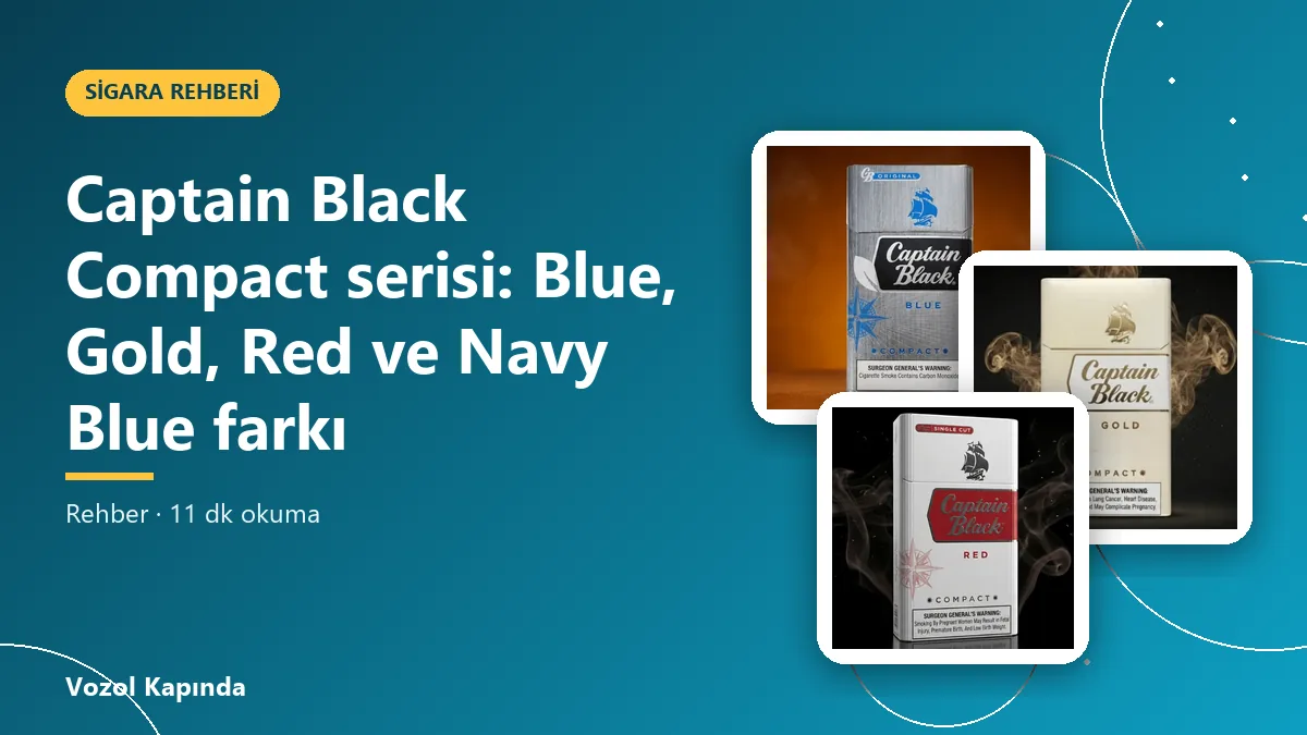 Captain Black Compact serisi: Blue, Gold, Red ve Navy Blue farkı