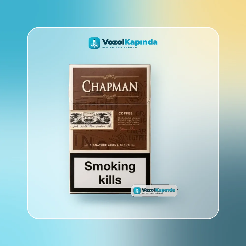 Chapman Coffee Superslim Kısa Sigara Kahve Aromalı ürün görseli, orijinal sigara