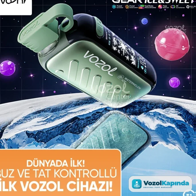 Vozol Gear Ice & Sweet 50000 Strawberry Banana - görsel 2
