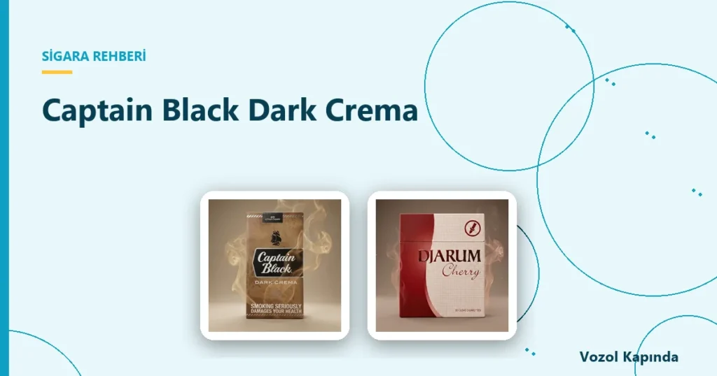 Captain Black Dark Crema - siyah sigara