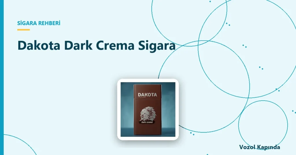 Dakota Dark Crema Sigara - dakota sigara