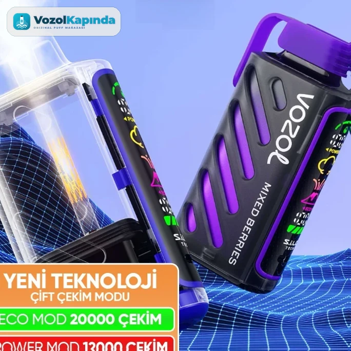 Vozol Gear Power 20000 Mexican Mango Ice - görsel 3