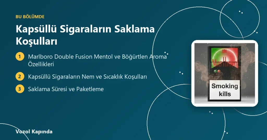 Kapsüllü Sigaraların Saklama Koşulları - lucky strike 4 click