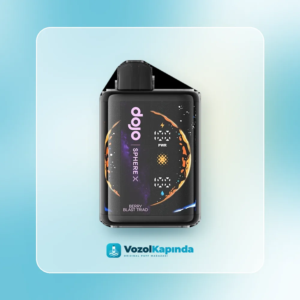Dojo Sphere X 40000 Berry Blast Triad Satın Al Dojo Sphere X 40000 Berry Blast Triad, Vozol Kapında orijinal puff bar