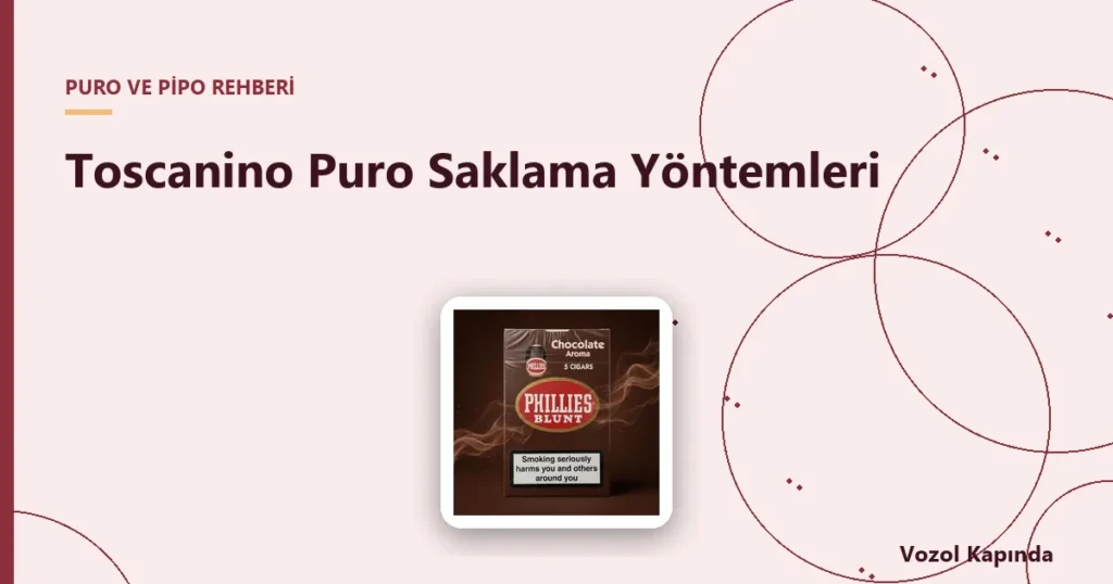 Toscanino Puro Saklama Yöntemleri - toscanino