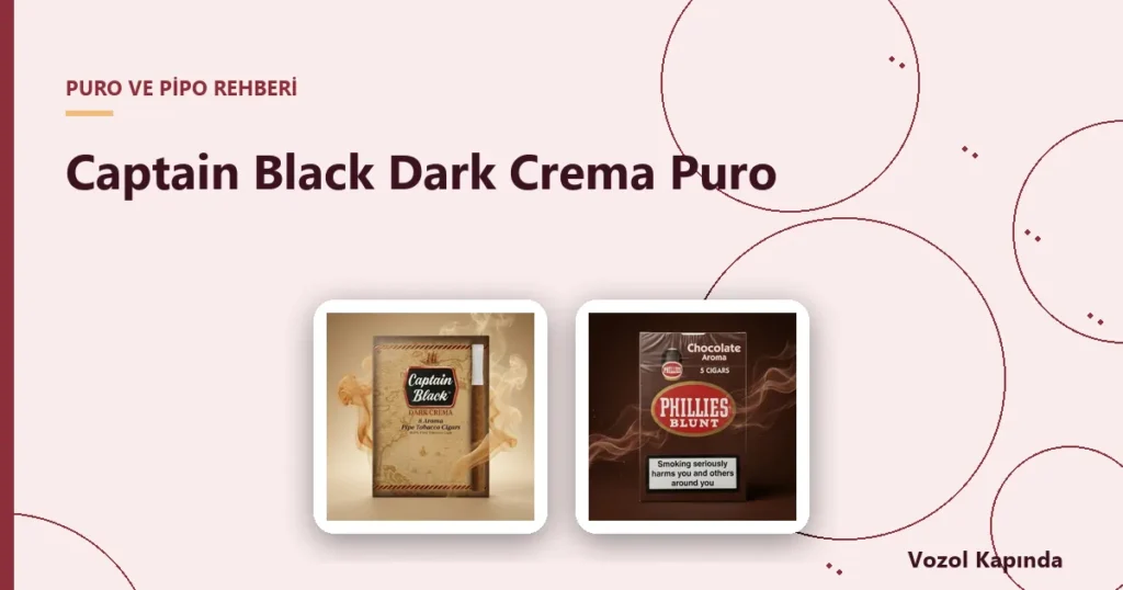 Captain Black Dark Crema Puro - captain black puro