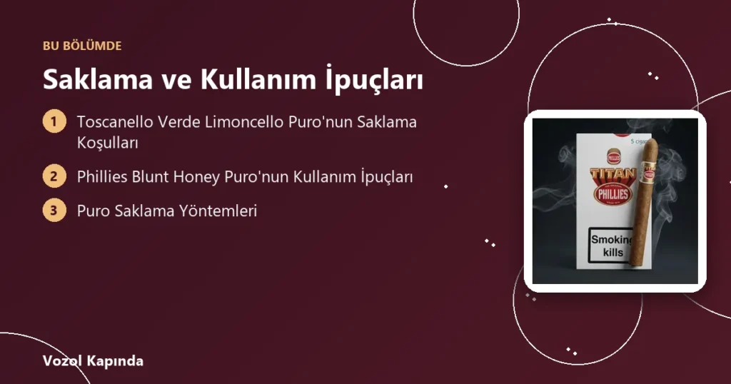 Saklama ve Kullanım İpuçları - king edward puro