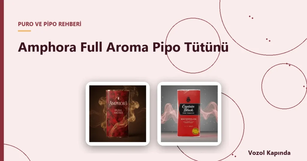 Amphora Full Aroma Pipo Tütünü - amphora pipo tütünü